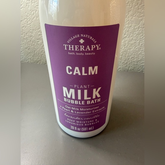 Village Naturals Calm Plant Milk Bubble Bath Oat & Lavender Vanilla,20 fl oz-new - Picture 5 of 6